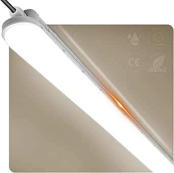 Sonnewelt LED Feuchtraumleuchte 150cm 8er 4000K Neutralweiß 48W IP65