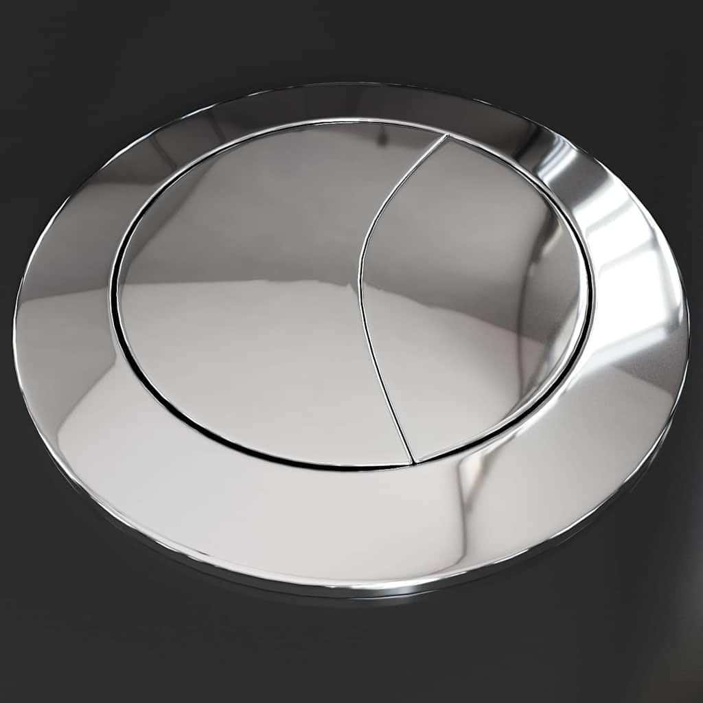 vidaXL WC Toilette in Ceramica da Bagno Nero Soft Close con Scarico Sanitari