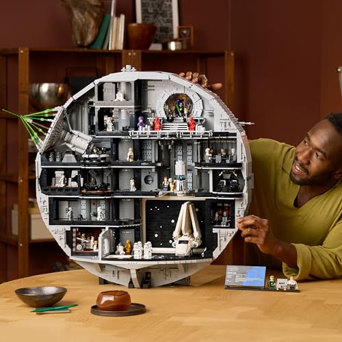 Star Wars 75419 Morte Nera - Set Interattivo UCS da Esposizione per Adulti - 36 Minifigure incl. Luke Skywalker, Han Solo e Darth Vader - Regalo da Collezione per i Fan di Una Nuova Speranza - Lego - Immagine 7