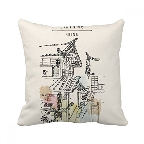 Coussin Dali China Square pour canapé salon multicolore déco - 2