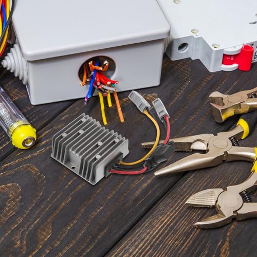 Transformador de voltaje 48v a 12v para evitar averías por sobrecorriente 3