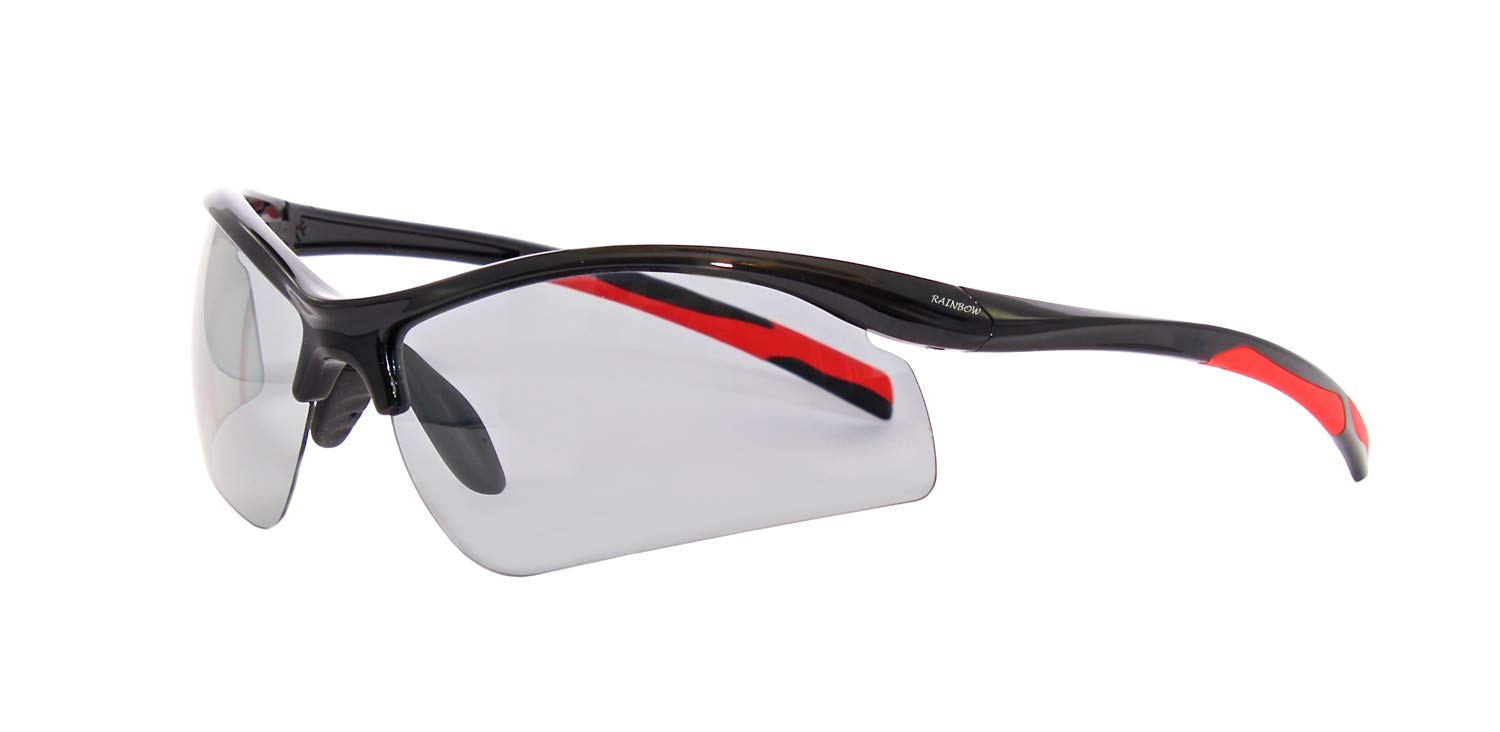 rainbow safety Hombres Mujer Gafas de Sol Deportivas Lentes Fotocromáticas Polarizadas Intercambiables 3296PPH