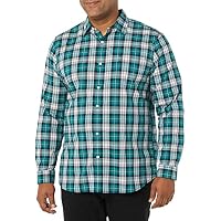 Amazon Essentials Men's Stretch Poplin Shirt only