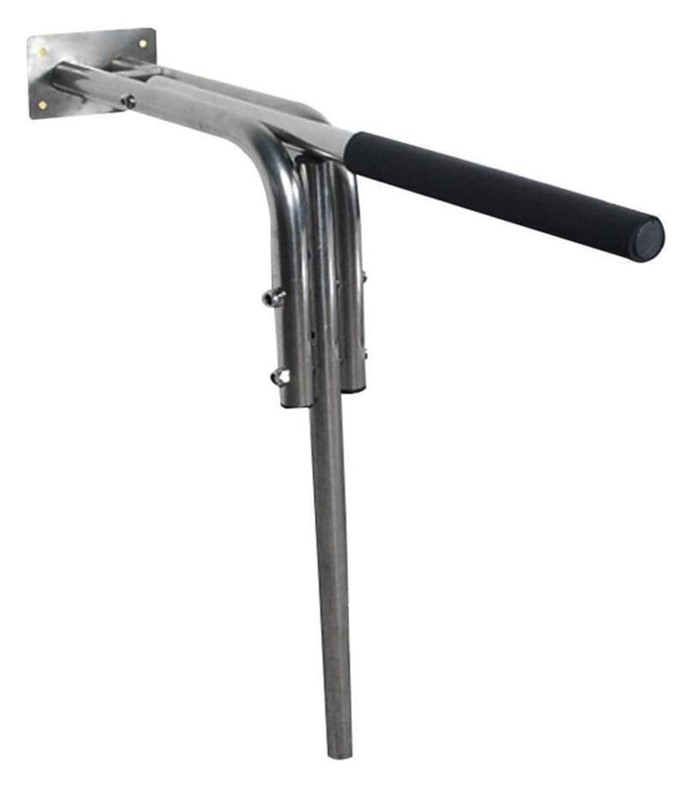 Marco de aseo asideros de aseo Barra de apoyo for inodoro, barra de apoyo de seguridad for baño, plegable, estable, antideslizante, resistente al desgaste, acero inoxidable, temperatura normal