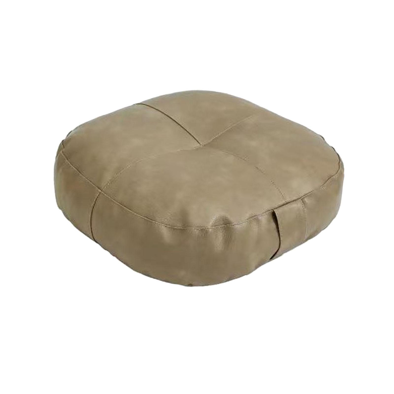 Round Floor Pillow Decorative Ottoman Pouf for Balcony Adults Indoor Outdoor Light Khaki|Home & Garden | Home Decor| Pillows|1 Round Floor Pillow-image-13