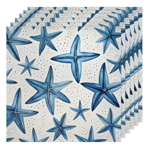 Servilletas de Tela Starfish Set de 6 50.5 x 50.5 cm miniatura 1