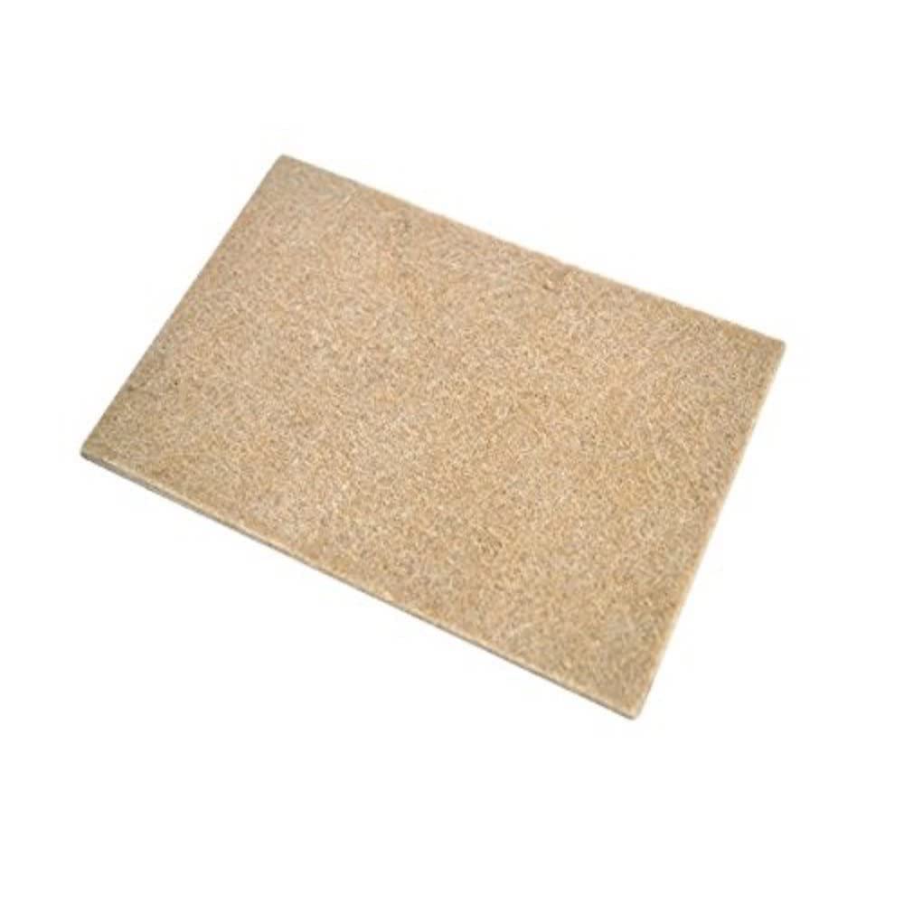 Merriway White Bh05280 Self Adhesive Floor Furniture Protection Felt Pad 150Mm X 100Mm X 4Mm Thick