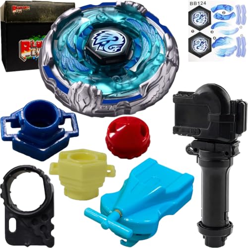 Image of BLADEKING BEYS BB124 Kreis Cygnus 145WD + 1 Way String Launcher (Right Spin) +Grip + Toy Storage Box