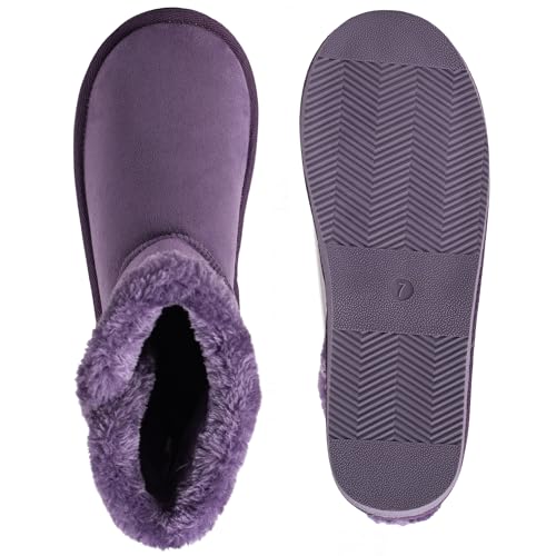 Alpine Swiss Mindy Women’s Winter Boots | Short Faux Shearling Boot | Warm Comfortable Micro Suede | Anti-Slip Sole | Stylish Fall & Winter Footwear4