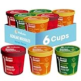 Hethstia Konjac Noodle, 6-Pack Pre-cooked Low Carb Shirataki Pho Soup Variety Flavor (Chicken, Spicy Curry, Spicy Beef)- Low-Calorie, Sugar-Free, Vegan, Gluten-Free, 34.32oz Keto-Friendly Asian Meal