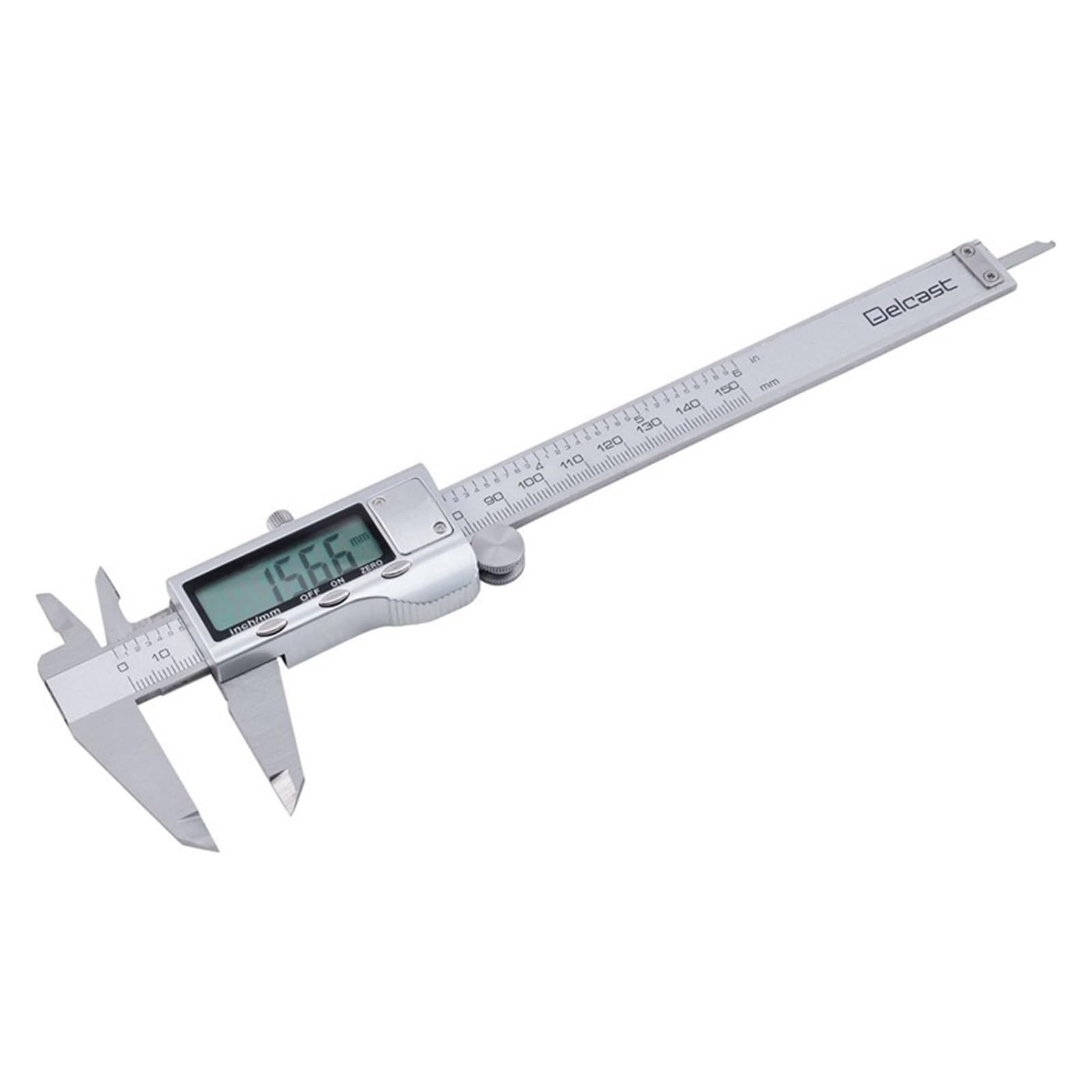 Mikrometer-Messschieber 150 mm, elektronischer digitaler Messschieber, 6-Zoll-Nonier-Messschieber, Mikrometer-Messwerkzeug, digitales Lineal, Edelstahl-Messschieber, wied