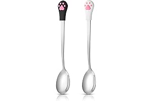 Ergonomic Cat Food Scooping Spoons ✔️ Pack of 2