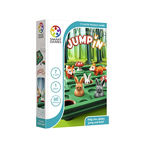 SmartGames - Jump In' | Brettspiele für Kinder 7 Jahre | Spiele für Kinder | Brettspiele | Lernspiele 7 Jahre | Kinderpuzzle | 60 Herausforderungen – Bild 2