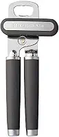Abridor de latas multifuncional KitchenAid Classic, 21 cm, cinza