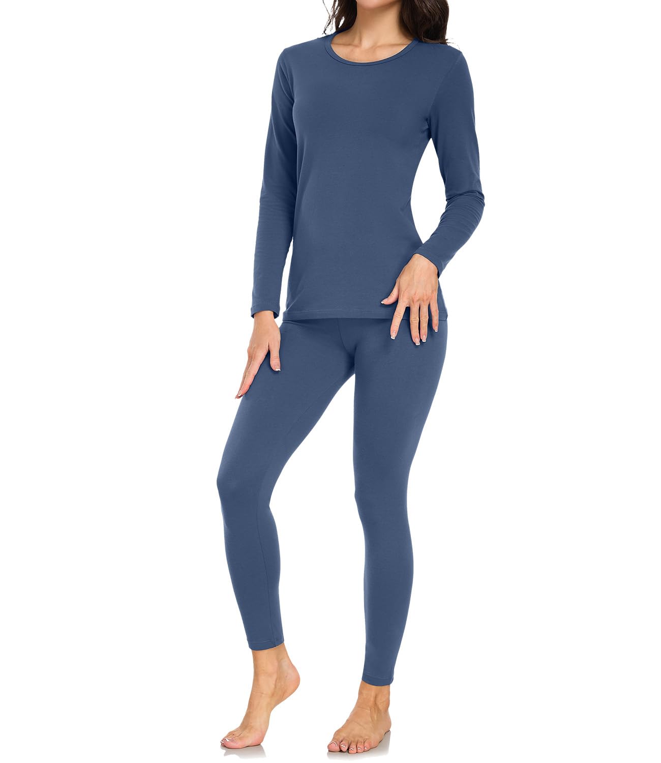 wirarpa Women's Cotton Thermal Underwear Set