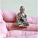 SaiDian 2 Pcs Mini Statue Brass Sakyamuni Buddha Ornaments Creative Home Office Decoration