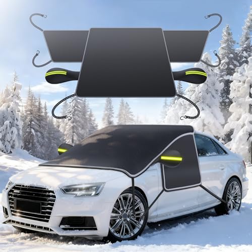 2025er Version Frontscheibenabdeckung Winter, 600D Wasserdichte &...