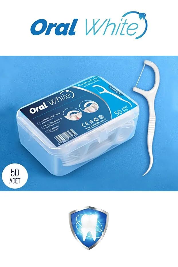 Oral White Cleaning Pro Kürdanlı Diş İpi, Aromasız
