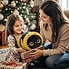 Mewaii Cute Black Cat Bee Plush Pillow, Kawaii Plushies Bee Stuffed Animal Toy, Kitten Plushies with Honeybee Outfit Costume, Soft Squishy Birthday Gifts for Kids & Girls (16 Inch) #5
