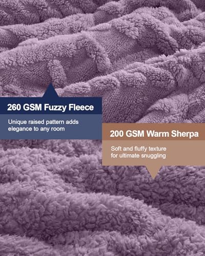 Image of Super Fuzzy Soft Sherpa Fleece Weighted Blanket, 15 lbs Dual Sided Fluffy Heavy Weighted Blankets for Adults - No Bunching with Double Layers of Soft Inner Lining (48 inchx 72 inch, 15 Pounds)
