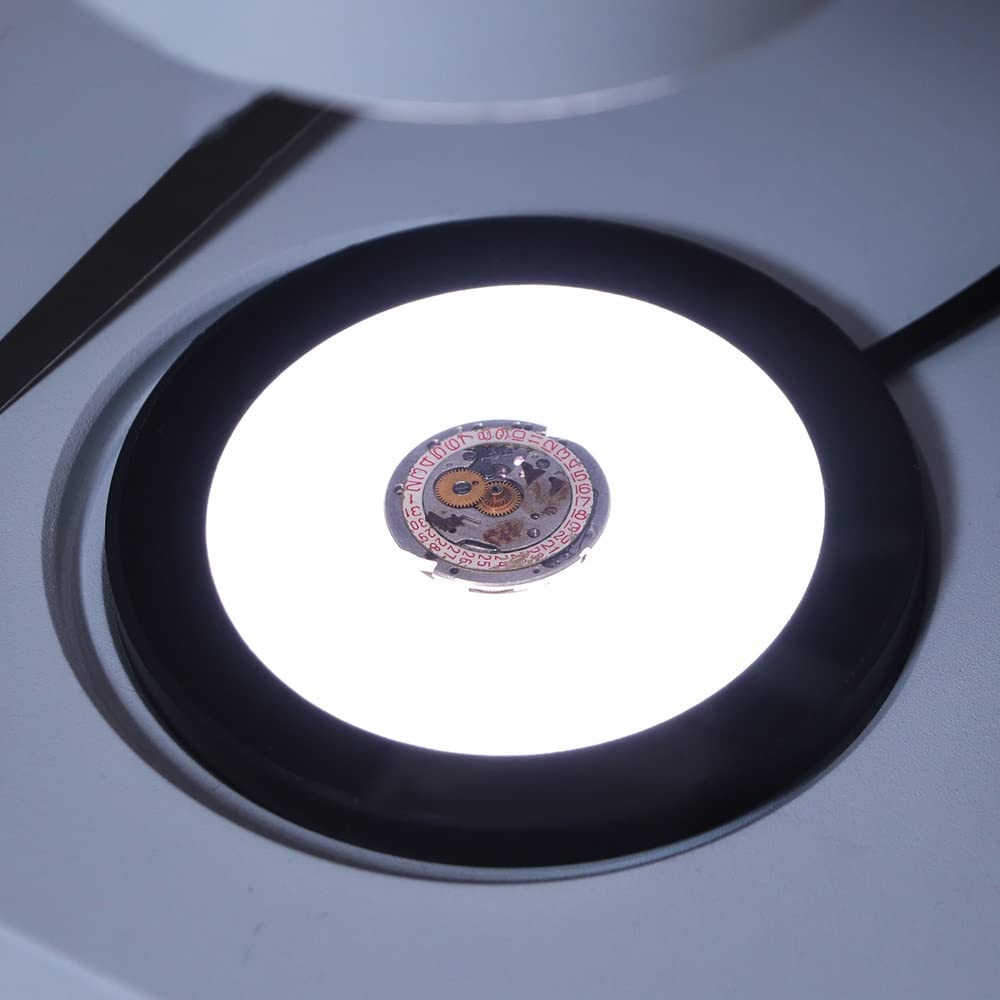 Akcesoria mikroskopowe Regulowany pierścień Dolne źródło światła LED Mikroskop Lampa oświetlająca podświetlenie do elektronicznego wideo stereo