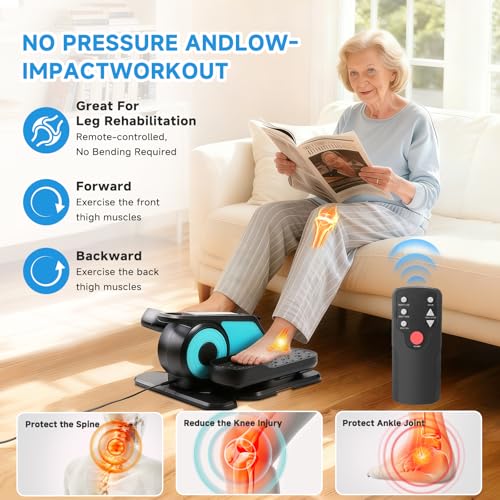 Exerciseur de jambes pour seniors pour stimuler la circulation assis - 6