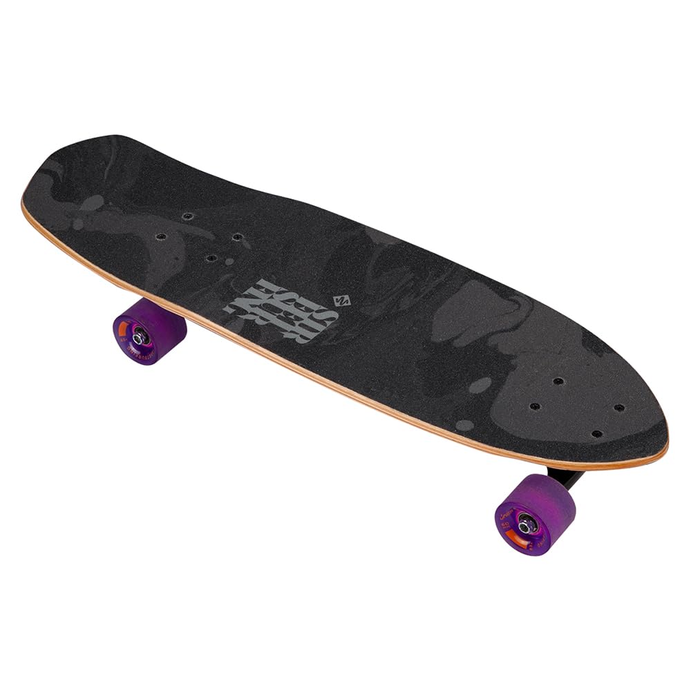 Cruiser Kicktail 28" Free Soul Cruiser Compact Maple avec axes Seagull, Roues 60 mm et ABEC 9