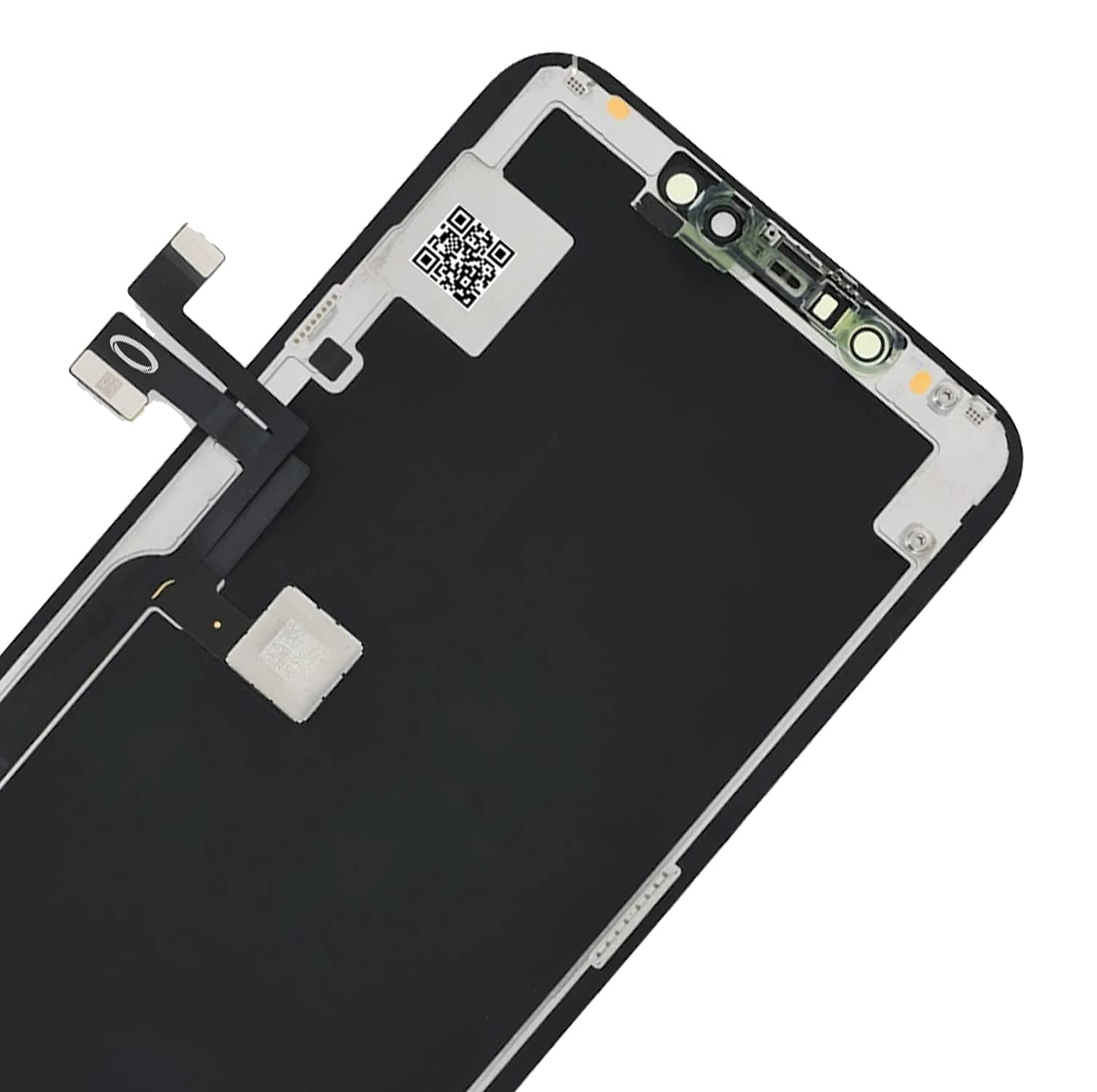 Kit di Riparazione per iPhone 11 PRO - Vetro Schermo OLED Nero - Ricambio Completo Display con Attrezzi, Adesivo Impermeabile e Pellicola Protettiva