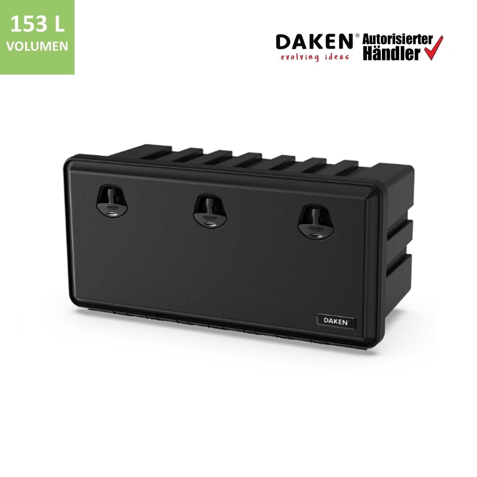 DAKEN Just 1000 - Caja de almacenamiento para camiones, 1020x500x460mm, 153L, Caja de herramientas (Sin soporte)