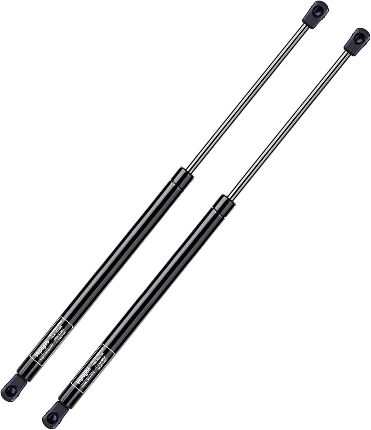 Vepagoo C1615953 35in 100lb/445N Gas Shock Strut Spring Lift Support for Heavy Duty Trap Door Tonneau Cover Truck Bed Camper Shell Topper Outside RV Kitchen Door RV Bed, Set of 2.