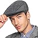 Wantonfy Barett Cap Herren Schiebermütze chirmmütze Gatsby Schirmmütze Newsboy Flat Cap Baskenmütze 1920 Stil Gatsby Kostüm Accessoires