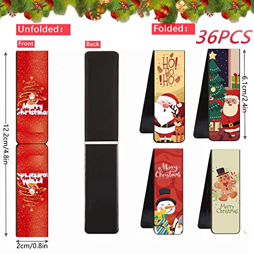 Pack of 36 Christmas Magnetic Bookmarks, Magnetic Bookmarks, Colourful Cute Bookmarks, Magnetic Bookmarks, Christmas Bookmarks - Image 2
