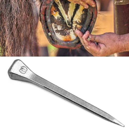Image of Surf turtle E5 Horseshoe Nails 50 Pcs 2 Inches Low Carbon Steel Horse Hoof Nails Horse Training Supplies Tool for Securing Firmly