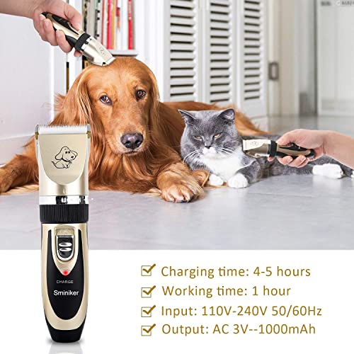 Sminiker Professional Rechargeable Cordless Professional Pet Hair