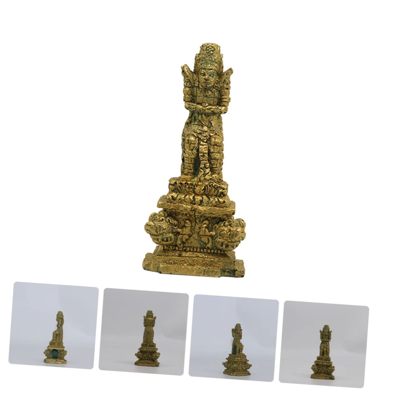 ABOOFAN 3 Pezzi velivolo egiziano simulato Decorazione per acquari ornamento del decorazione del dell'acquario Pescare antico ornamento egiziano fornitura acquario resina