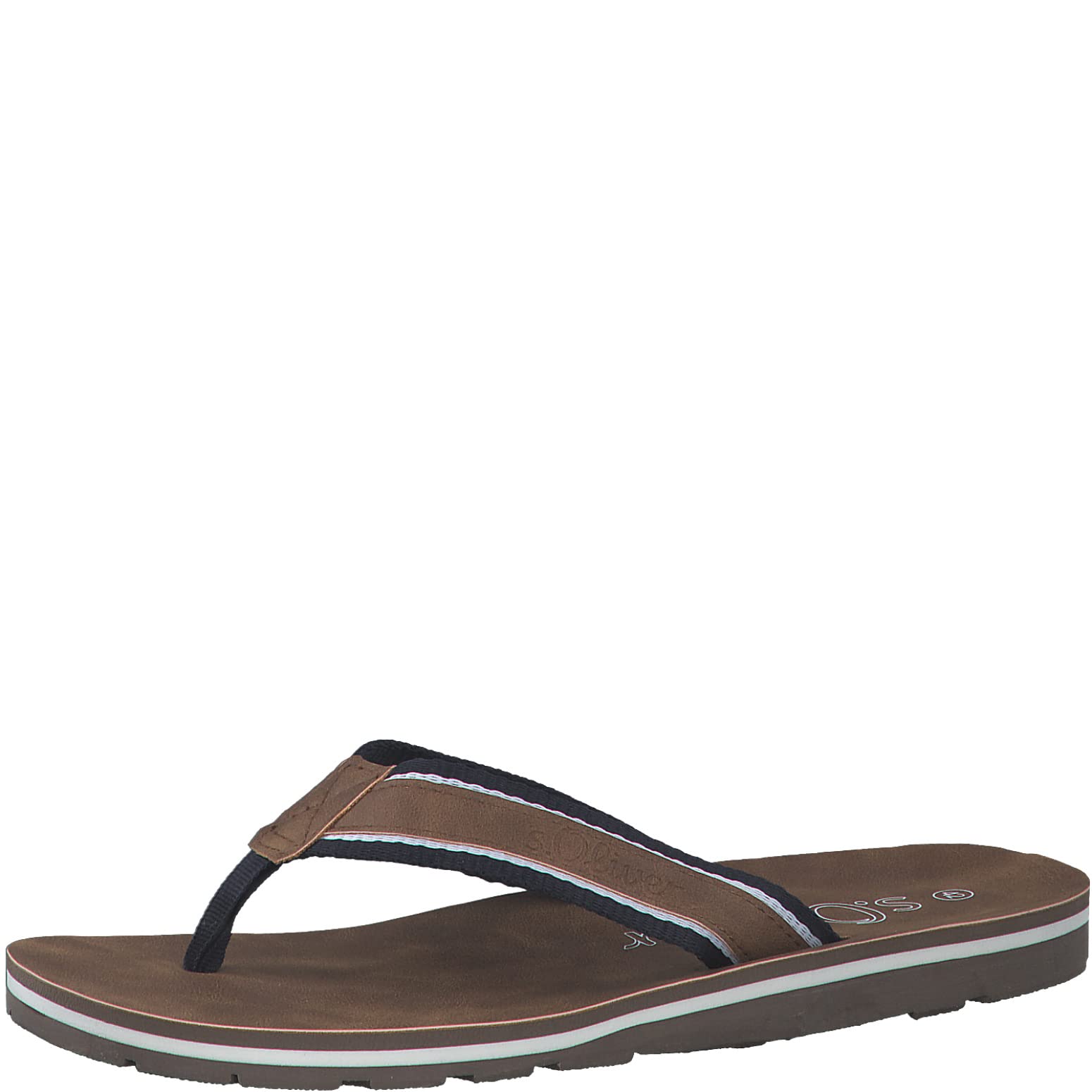 s.Oliver Men's 5-5-17202-30 Slide Sandals, Cognac, 8 UK