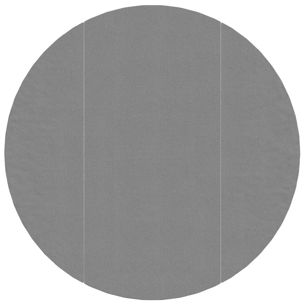 Telo protettivo per piscina grigio chiaro, Ø 306 cm, in poliestere, geotessuto, 3 pezzi, resistente ai raggi UV, antistrappo, traspirante, ideale per giardino, estate e inverno