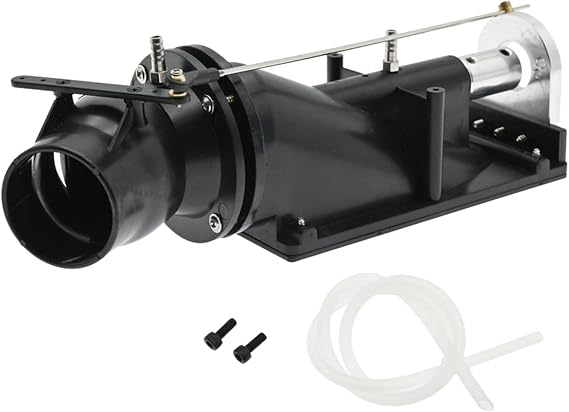 Water Thruster Jet Pump Propeller RC Jet Boat DIY Upgrade Ejector Turbo Black