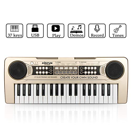 JINRUCHE Kids Piano, 37 Keys Multi-Function Electronic Keyboard Piano Play Piano Organ Music Educati - //coolthings.us
