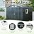 8x6FT Outdoor Steel Storage Shed with Frame Floor,Clear Window, Lockable Doors, Weather-Resistant Metal Tool Shed for Garden, Backyard, Patio, and Utility Storage
