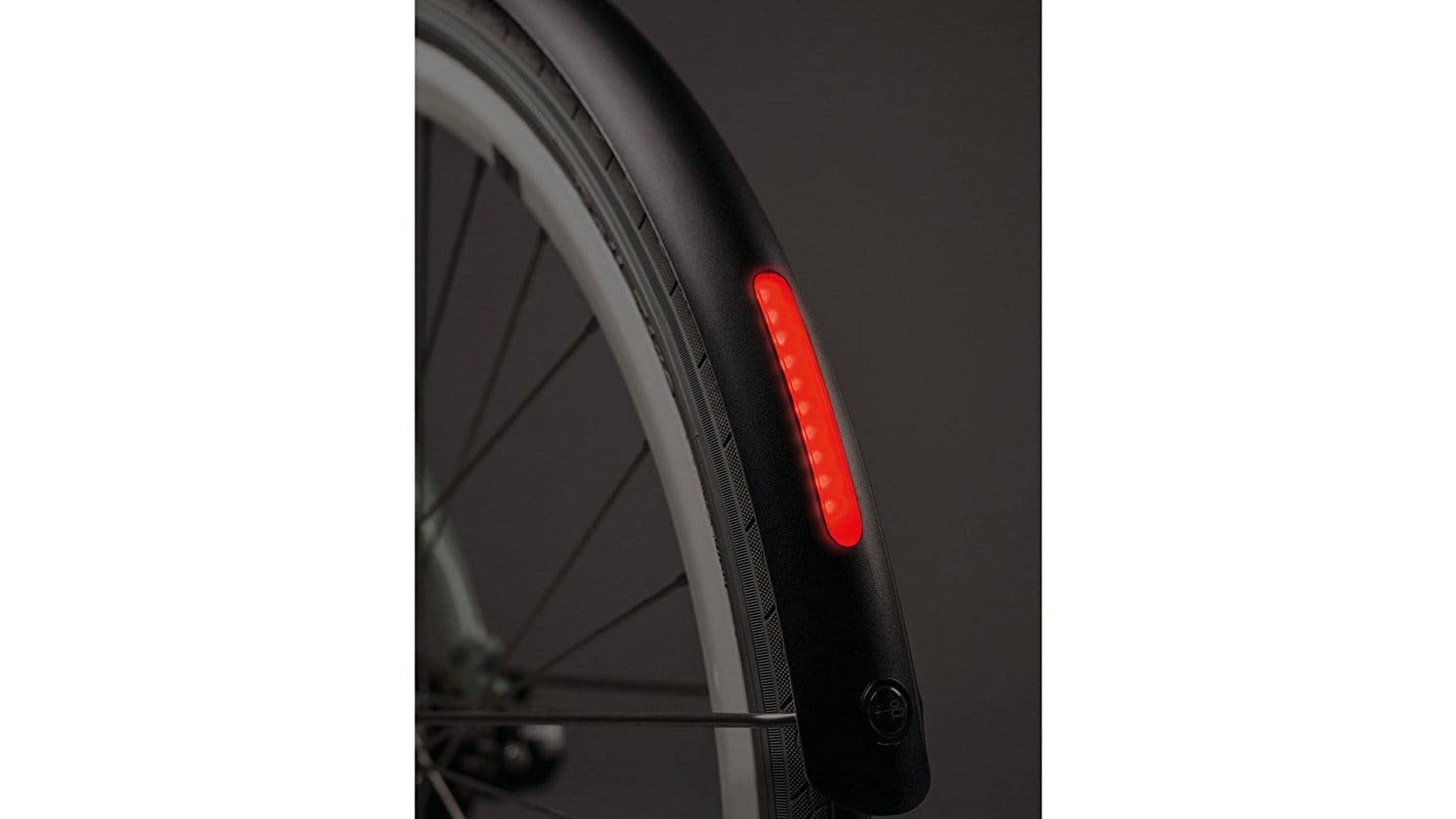 CLite Schutzblech mit Busch & Müller Rücklicht 50mm - schwarz 50-622/1.95-28 Zoll