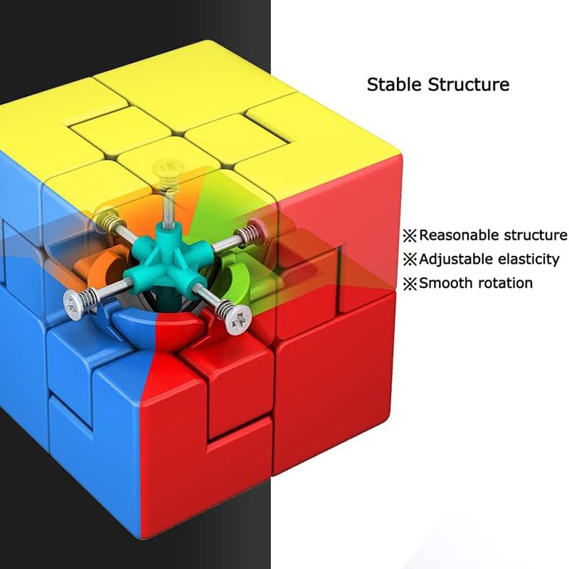 Image of HAWKISTER all ages Moyu Meilong Puppet Speed Cube II Stickerless Magic Cube Puzzle