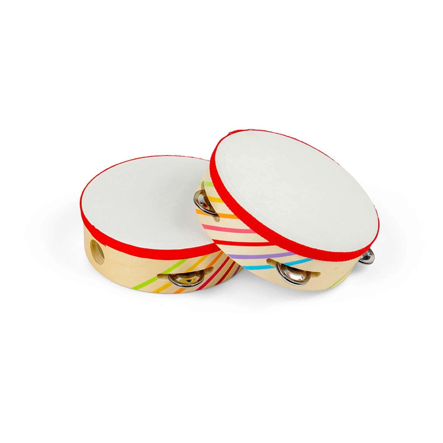 Bigjigs Toys Wooden Tambourine - Children's Musical Instrument