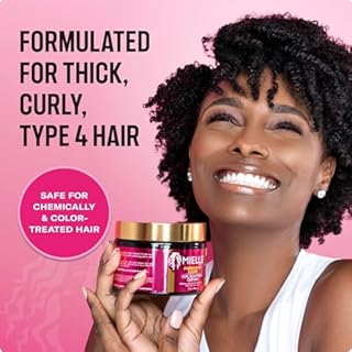 Mielle Organics Pomegranate & Honey Curl Cream - Coil & Curl Defining Hair Cream for Type 4 Hair - Hydrates, Controls Frizz, Conditions & Adds Shine (12 Fl Oz)