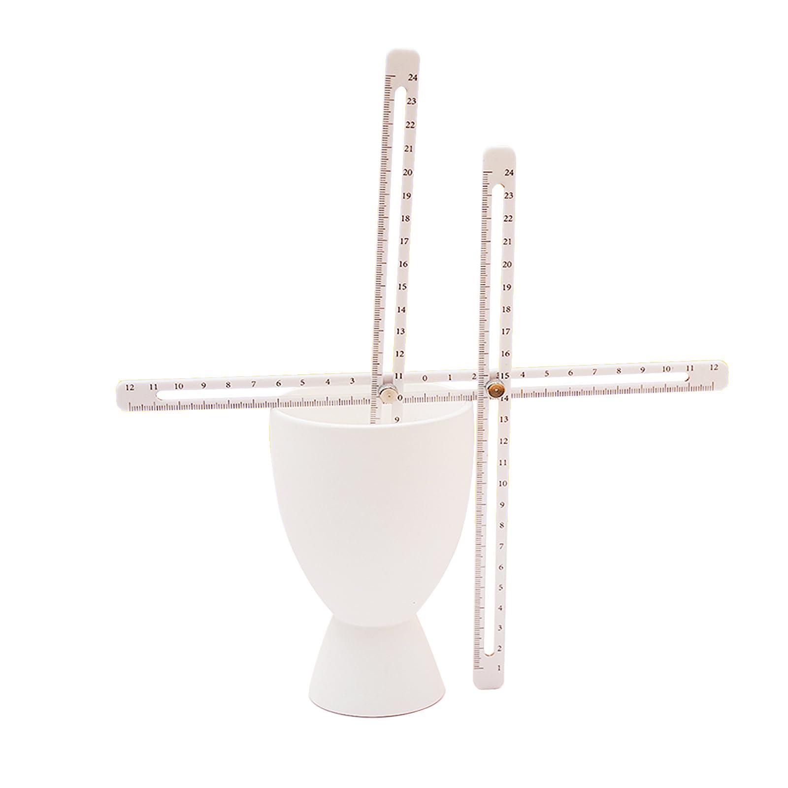 Yushen Pottery Throwing Gauge Set for Measuring Height & Width, Pottery Clay Tools Clay Measuring Gauge Tools