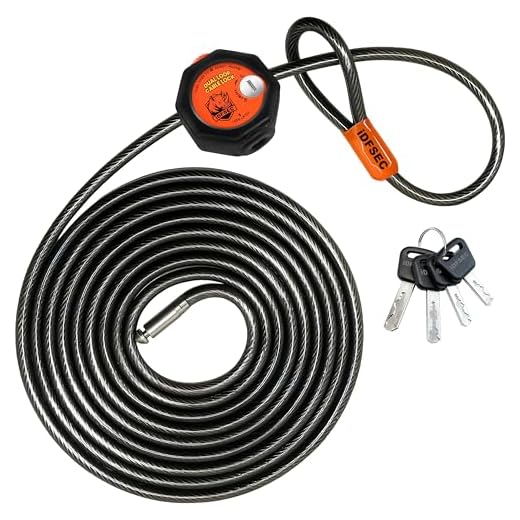 Heavy Duty Adjustable Security Cable Lock