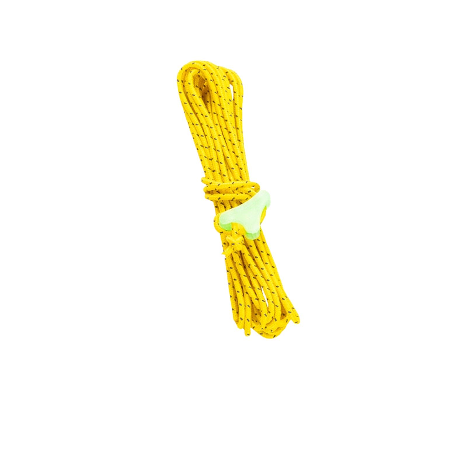KTUXZCI Strong Lightweight 6mm Cord Reliable Prusik Cord Capable Of Supporting Heavy Loads Effortlessly Wear Resistance And Aging Resistance 6mm Rope MATERIALUHMWPE Is Made Of, yellow
