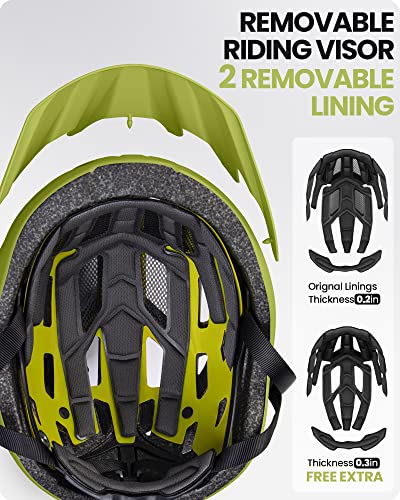 OutdoorMaster Gem Recreational MIPS Cycling Helmet, Two Removable Liners & Ventilation in Multi-Environment - Image 3