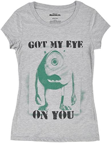 Disney Monsters Inc. Mike Wazowski T-Shirt Heather Grey XXL