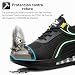 Imagen de Zapatos de Seguridad Zapatos de Trabajo Calzado de Seguridad Zapatos de Industrial Zapatillas de Seguridad Punta de Acero Hombre Mujer Ligero Comodo Antideslizantes Destrozos Negro Verde 39EU
